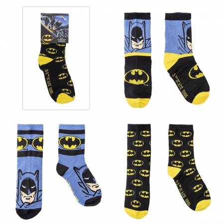 Sosete si dresuri copii - Set 3 perechi sosete Batman