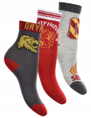 Sosete si dresuri copii - Set 3 perechi sosete pentru copii Harry Potter