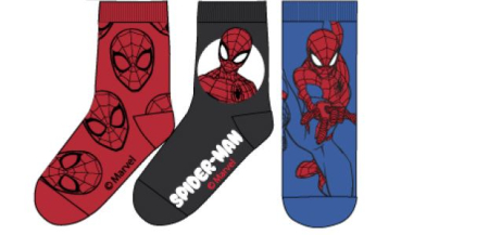 Imbracaminte si incaltaminte copii - Set 3 perechi sosete copii Spiderman