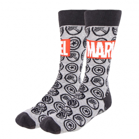 Set 3 perechi sosete lungi in cutie cadou, Marvel Avengers [2]