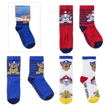 Imbracaminte si incaltaminte copii - Set 3 perechi sosete Paw Patrol