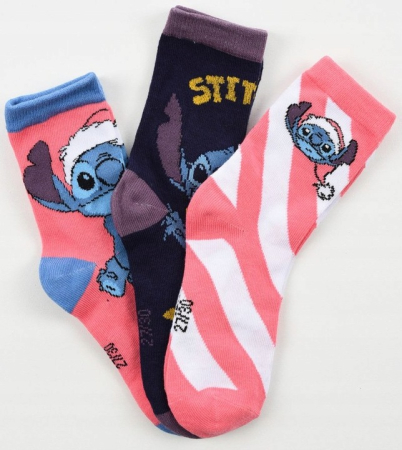 Set cadou 3 perechi sosete Craciun Lilo & Stitch [2]