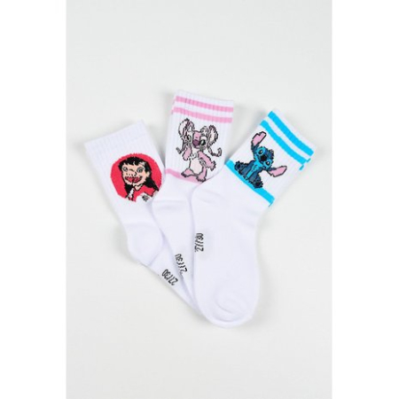 Sosete si dresuri copii - Set 3 perechi sosete tenis Lilo & Stitch