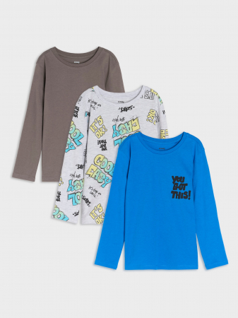 Bluze copii - Set 3 tricouri cu maneca lunga It's OK