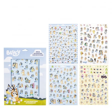 Arta si creativitate - Set 300 stickere Bluey