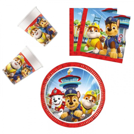 Set 36 accesorii pentru petrecerea copiilor Paw Patrol  - Rescue Heroes [1]