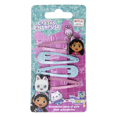 Set 4 agrafe cu sclipici Gabby's Dollhouse [1]