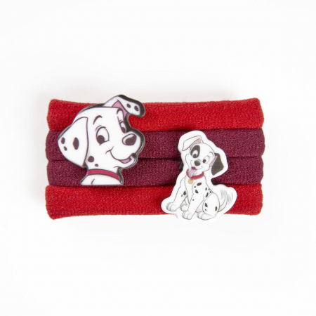 Accesorii par - Set 4 elastice pentru par Disney 101 Dalmatieni