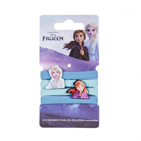 Cadouri si accesorii diverse - Set 4 elastice pentru par Frozen Disney
