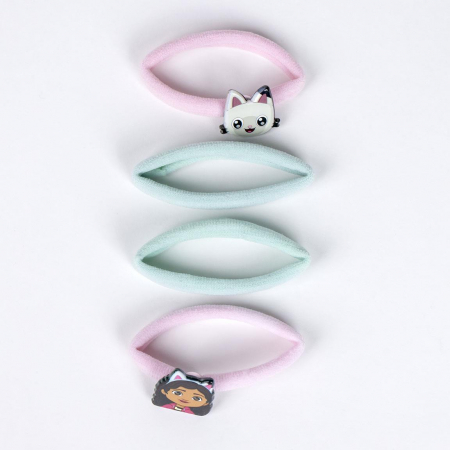 Cadouri si accesorii diverse - Set 4 elastice pentru par Gabby's Dollhouse