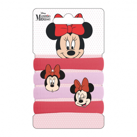 Cadouri si accesorii diverse - Set 4 elastice pentru par Minnie Mouse