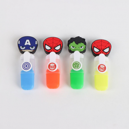 Jocuri si jucarii - Set 4 evidentiatoare Avengers