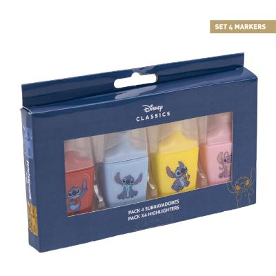 Arta si creativitate - Set 4 evidentiatoare Lilo & Stitch