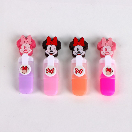 Jocuri si jucarii - Set 4 evidentiatoare Minnie Mouse Disney cu penar