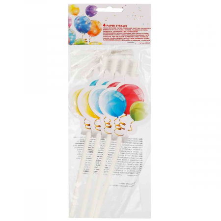 Set 4 paie de hartie Sparkling Balloons [2]