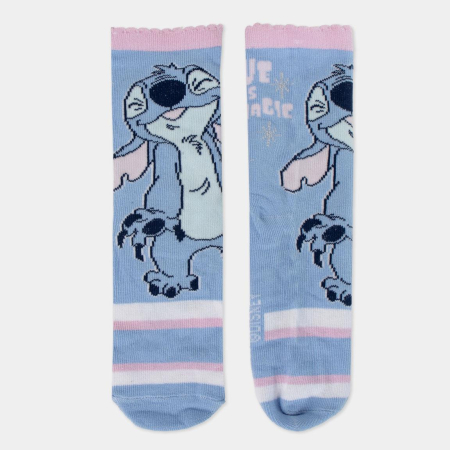 Set 4 perechi sosete groase intr-o pusculita cadou, Lilo si Stitch [3]