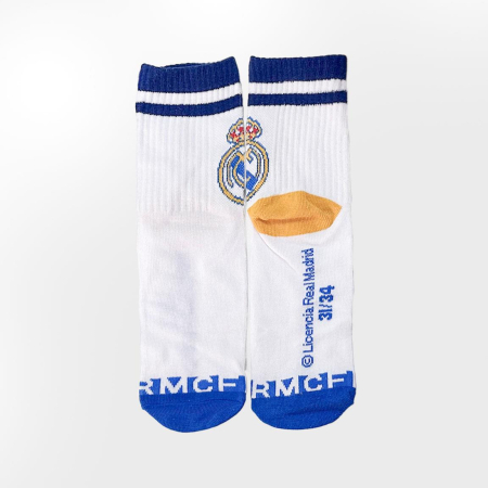Set 4 perechi sosete groase intr-o pusculita cadou, Real Madrid [3]