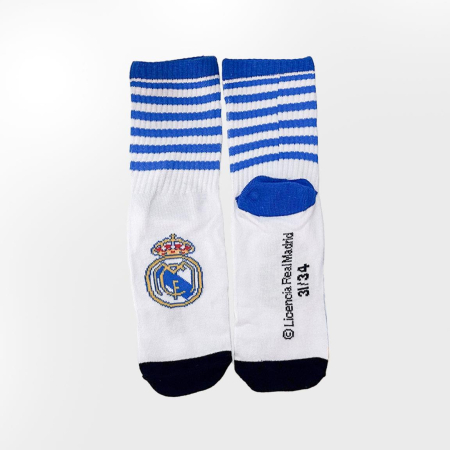 Set 4 perechi sosete groase intr-o pusculita cadou, Real Madrid [2]