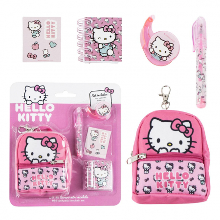 Totul pentru scoala - Set 5 accesorii papetarie Hello Kitty
