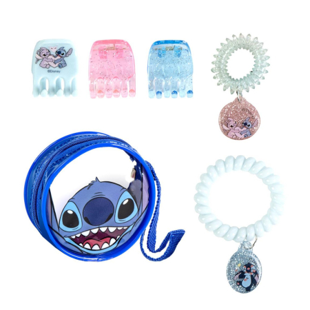 Accesorii par - Set 5 accesorii par pentru copii, Lilo & Stitch