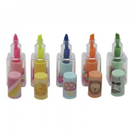 Joaca si timp liber - Set 5 carioci in sticle oja Kawani