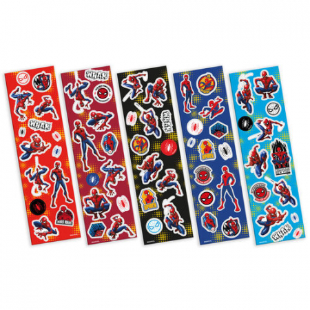 Joaca si timp liber - Set 5 foi stickere Spiderman