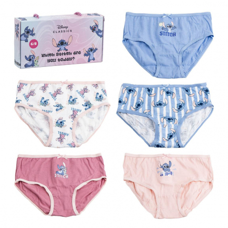 Imbracaminte si incaltaminte copii - Set 5 perechi chiloti bumbac Lilo & Stitch