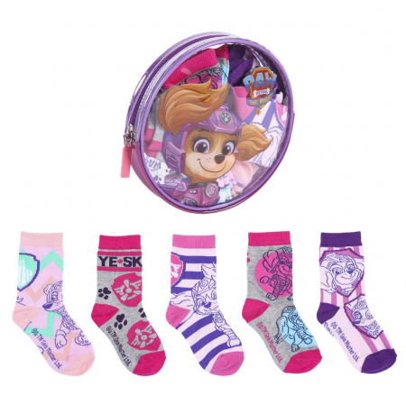 Sosete si dresuri copii - Set 5 perechi sosete Paw Patrol Girls