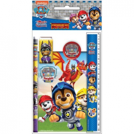Totul pentru scoala - Set 5 rechizite Paw Patrol Knights