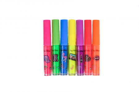 Set 7 Lip Gloss pentru copii, Neon [1]