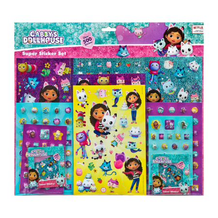 Seturi de artizanat - Set 500 stickere Gabby's Dollhouse
