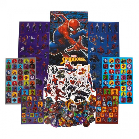 Joaca si timp liber - Set 500 stickere Spiderman