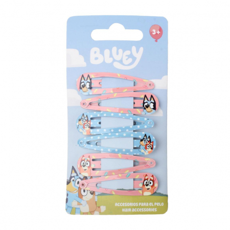 Accesorii par - Set 6 agrafe cu clips, Bluey
