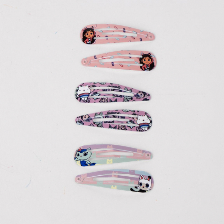 Set 6 agrafe cu clips, Gabby's Dollhouse [1]