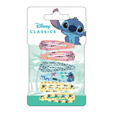 Cadouri si accesorii diverse - Set 6 agrafe Lilo si Stitch