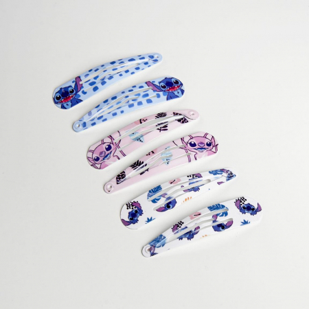 Cadouri si accesorii diverse - Set 6 agrafe Lilo & Stitch