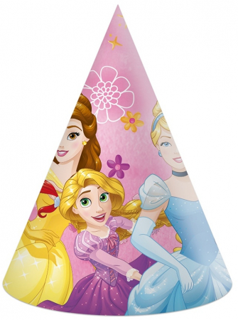 Accesorii petrecere - Set 6 coifuri party Princess Live Your Story, 16 cm