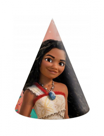 Accesorii petrecere - Set 6 coifuri party, Vaiana Moana 16 cm