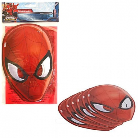 Set 6 masti party, Spider-Man Crime Fighter, pentru copii [1]