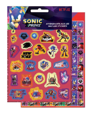 Joaca si timp liber - Set 600 stickere Sonic the Hedgehog Chaos
