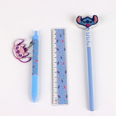 Set 5 rechizite Lilo & Stitch cu suport  24.5x14x7 cm [1]