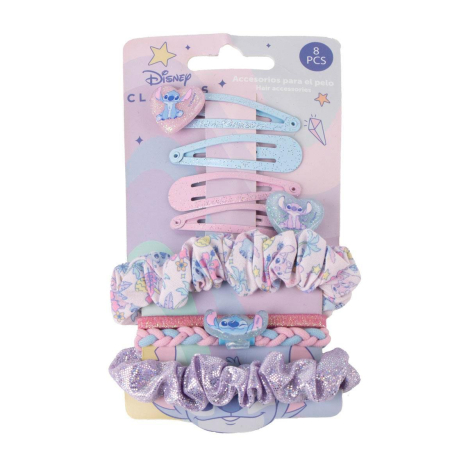 Accesorii par - Set 8 accesorii par pentru copii, Lilo & Stitch