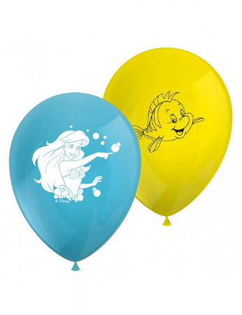 Set 8 baloane de petrecere Printesele Disney Ariel Mica Sirena, 28 cm [1]