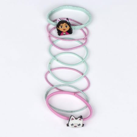 Cadouri si accesorii diverse - Set 8 elastice pentru par Gabby's Dollhouse