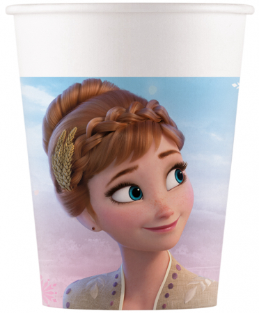 Vesela pentru petrecere - Set 8 pahare carton Disney Frozen Wind Spirit 200ml