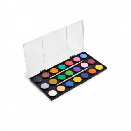 Set acuarele pictura, 21 culori, pensula inclusa [0]