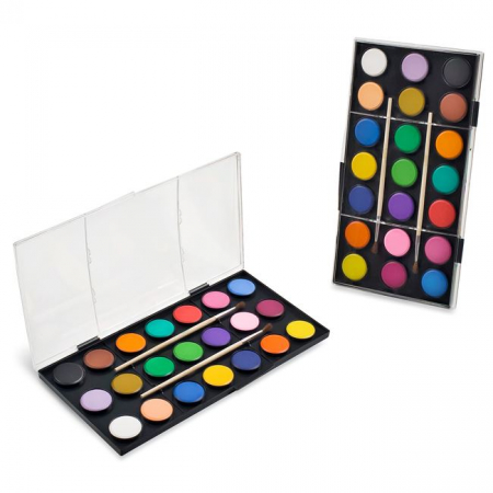 Set acuarele pictura, 21 culori, pensula inclusa [1]