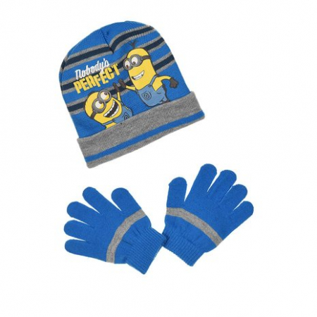 Sepci si caciuli copii - Set caciula, manusi Minions