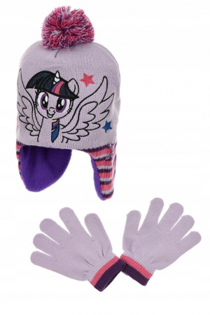 Sepci si caciuli copii - Set Caciula si manusi My Little Pony Twilight