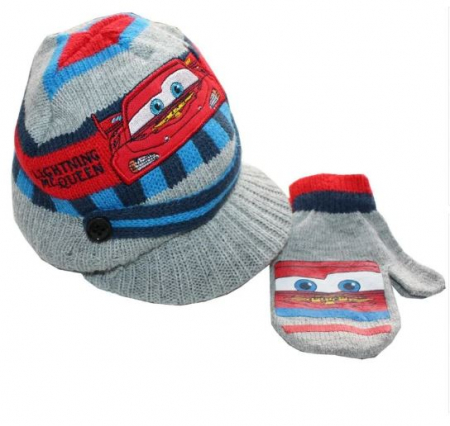 Sepci si caciuli copii - Set Caciula si manusi bebe Cars